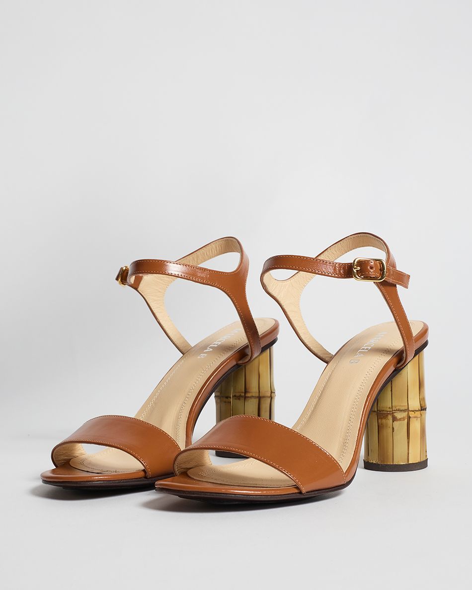 Sandália Carlota New Cognac