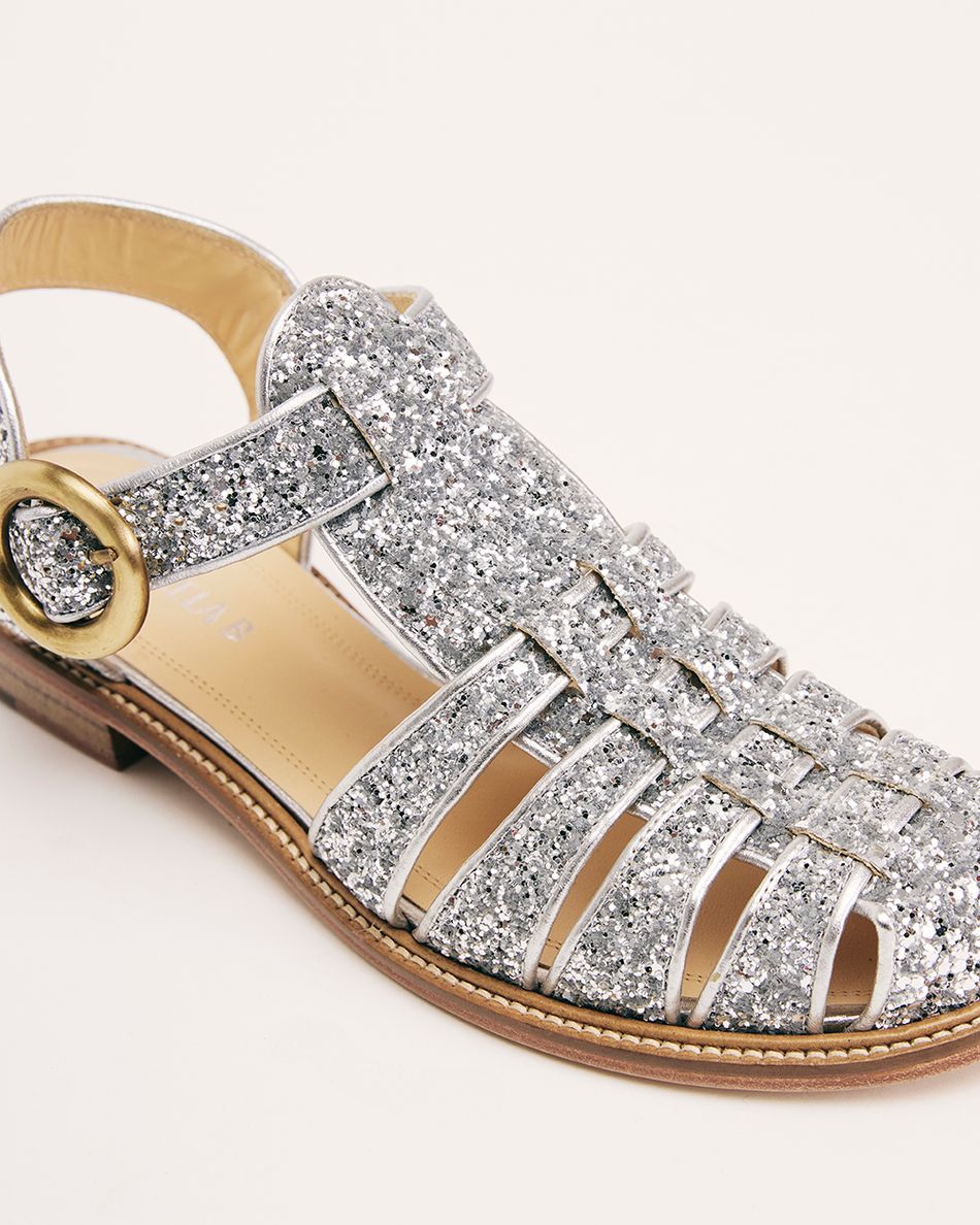 Sandália Melissa Glitter Prata