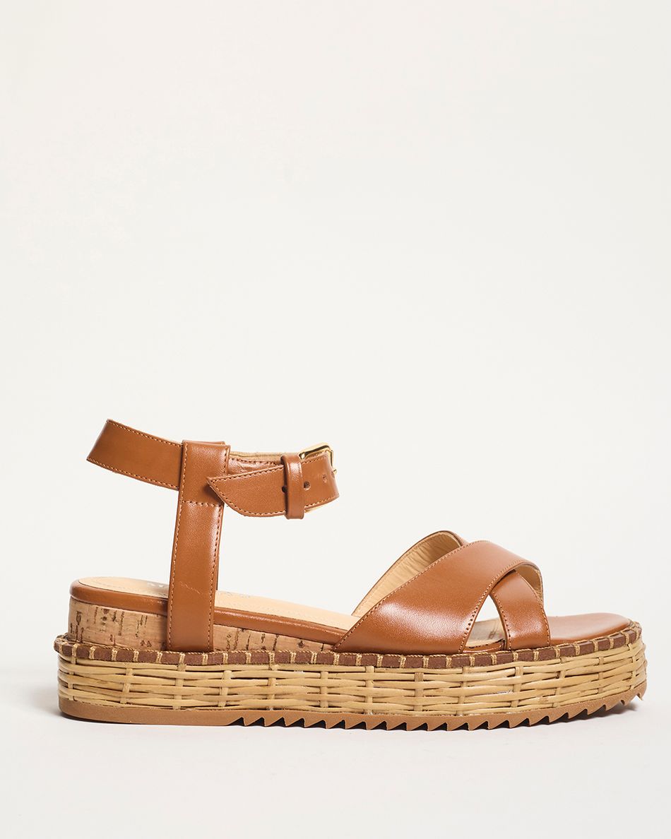 Flatform Mabi Cognac 