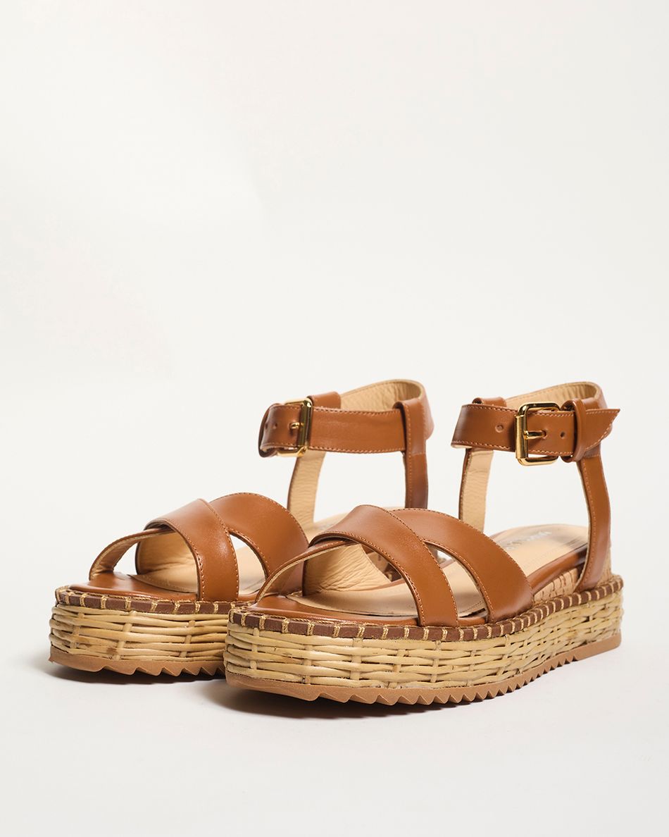 Flatform Mabi Cognac 