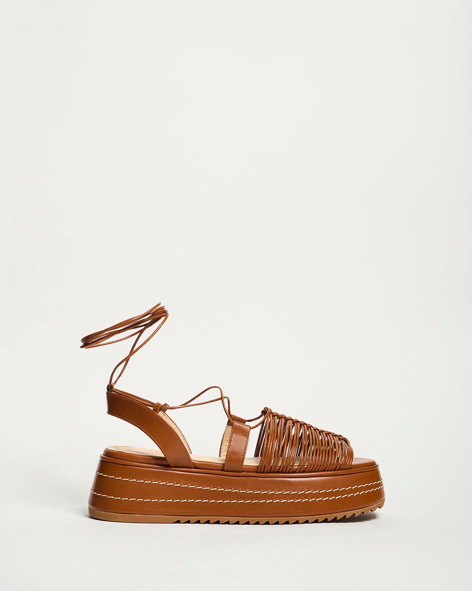 Flatform Maby Cognac