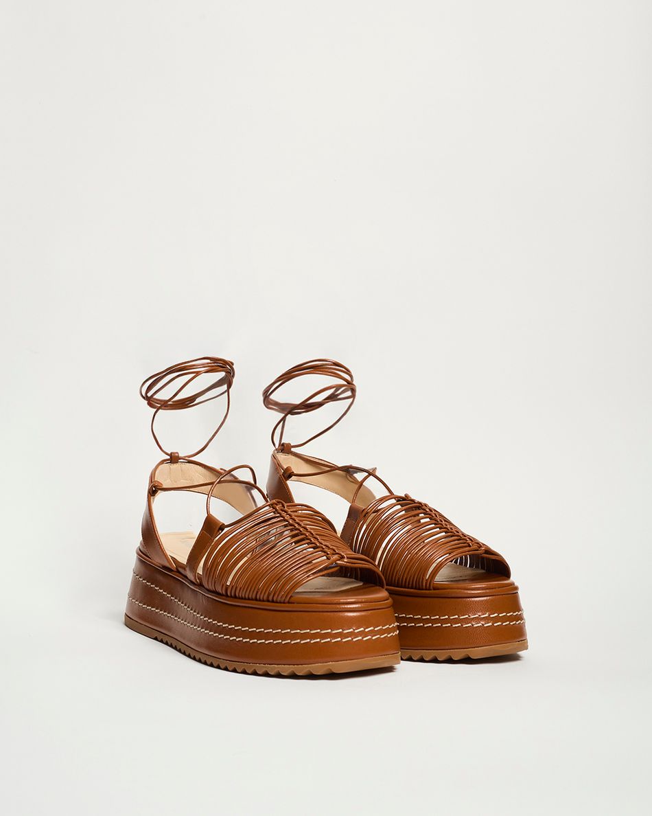 Flatform Maby Cognac