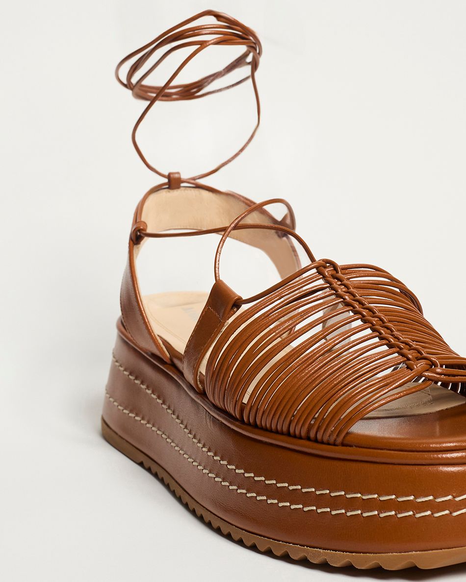 Flatform Maby Cognac