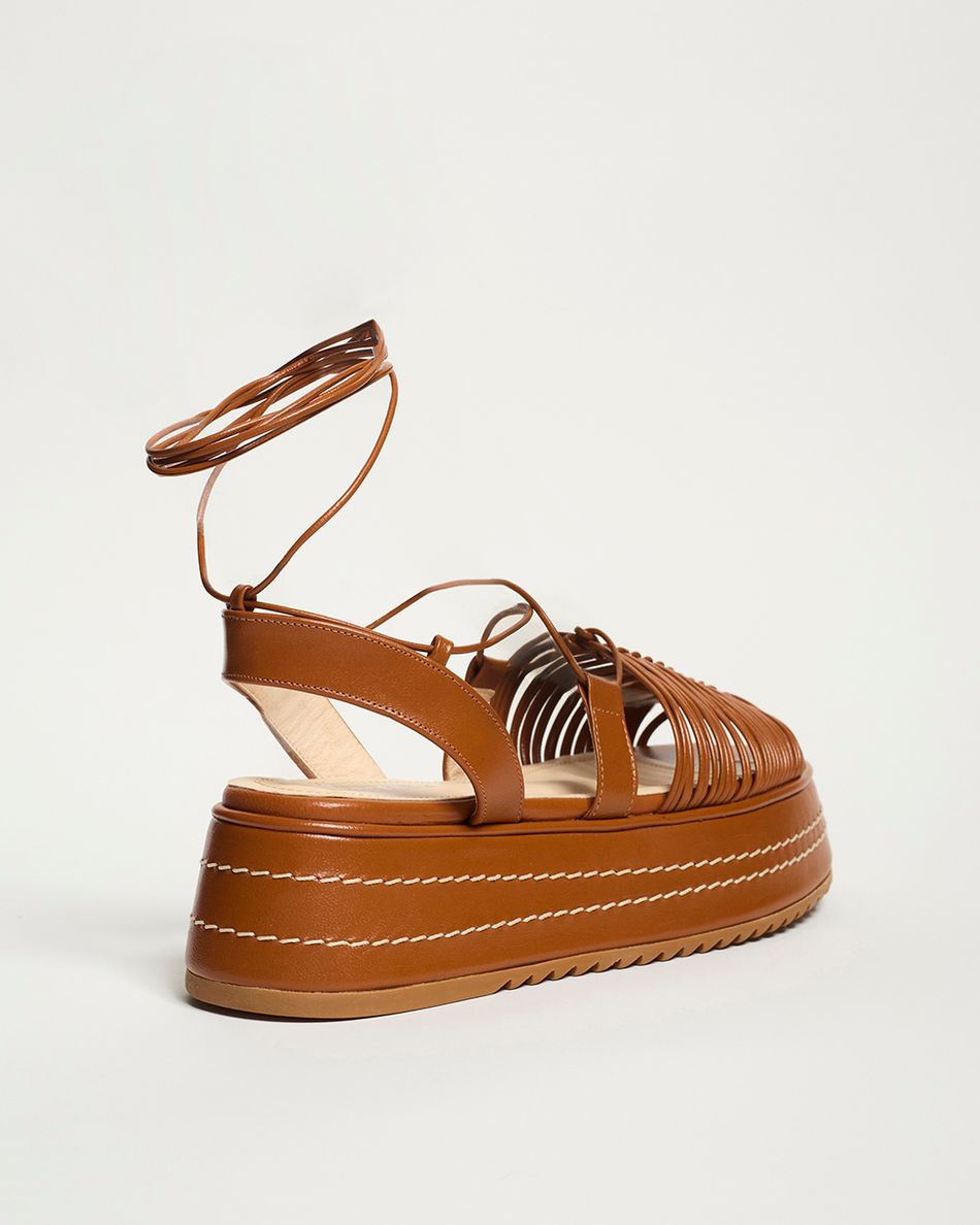 Flatform Maby Cognac