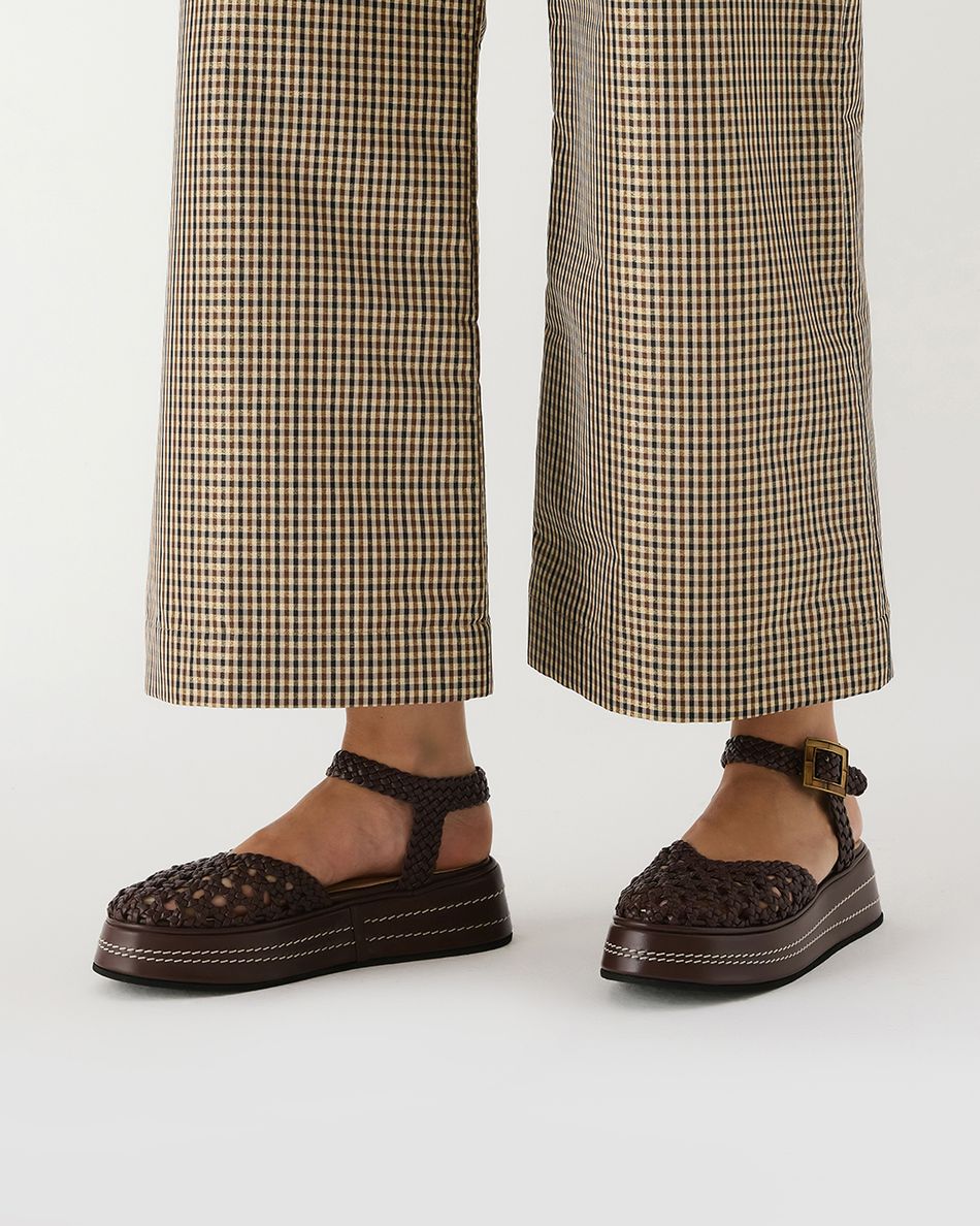 Flatform Mary Jane Tresse Café