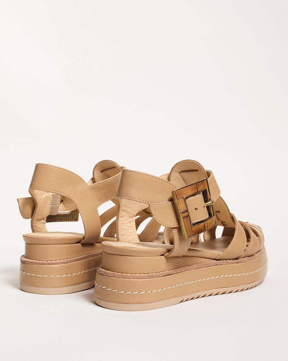 Flatform Melissa Bamboo Bege