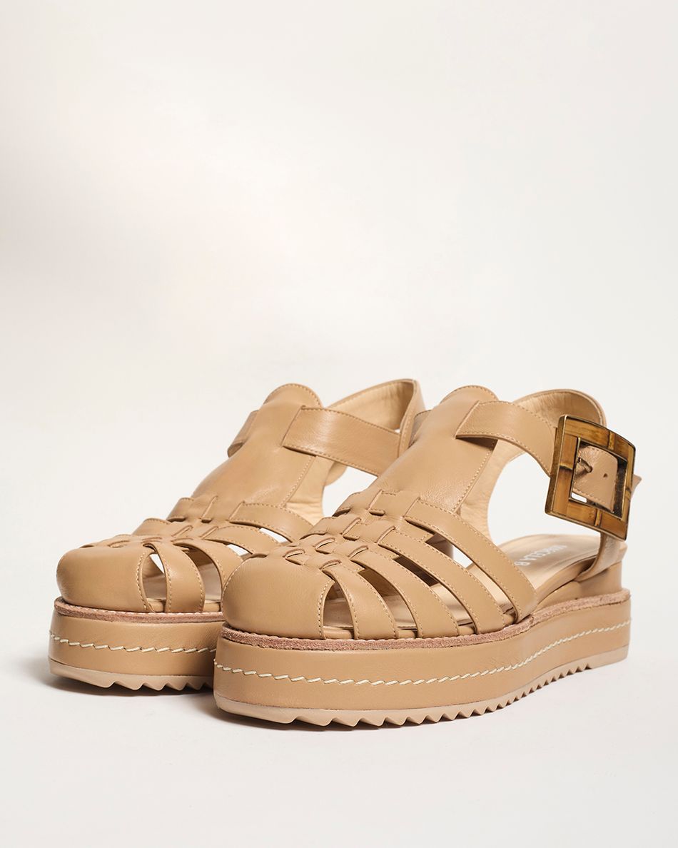 Flatform Melissa Bamboo Bege