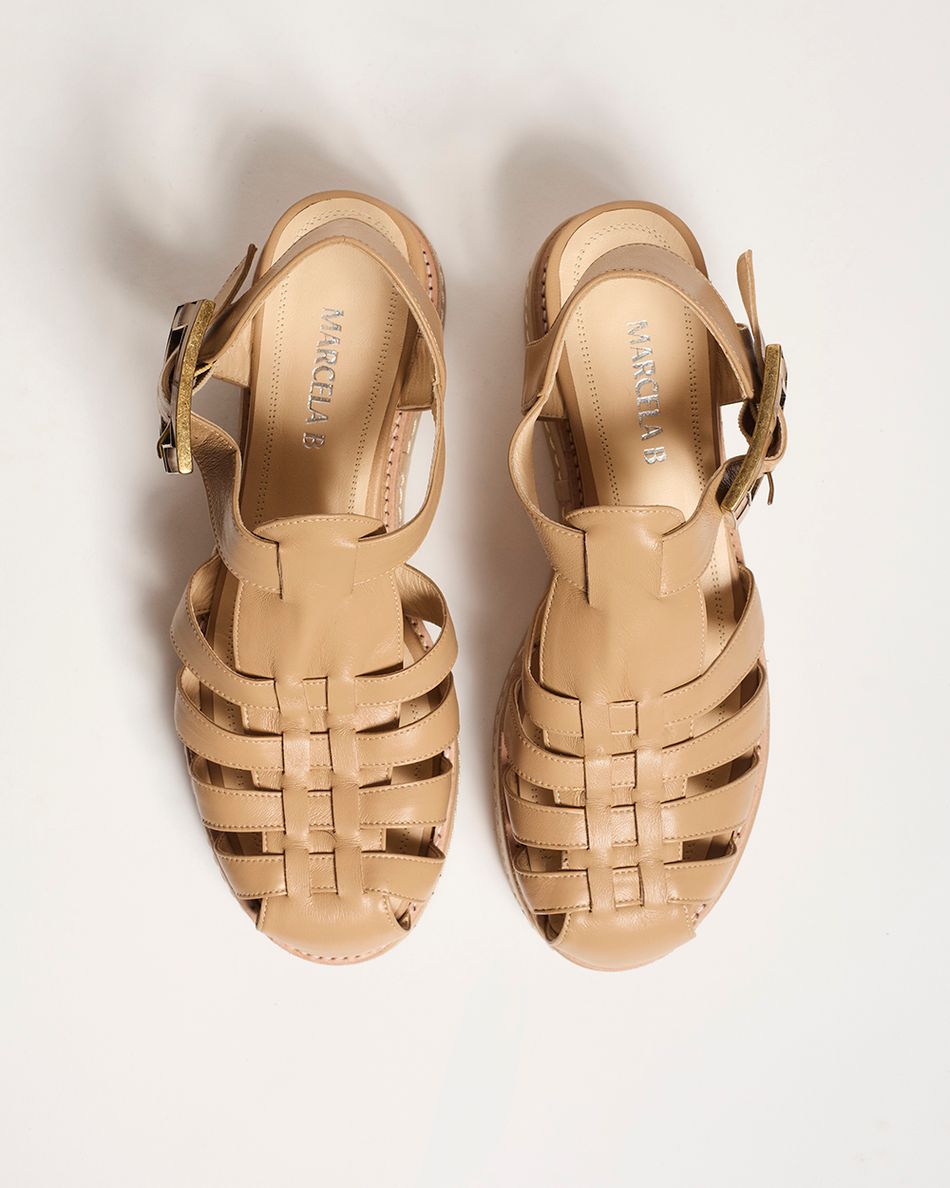 Flatform Melissa Bamboo Bege