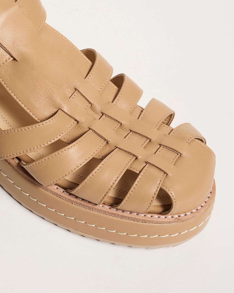Flatform Melissa Bamboo Bege