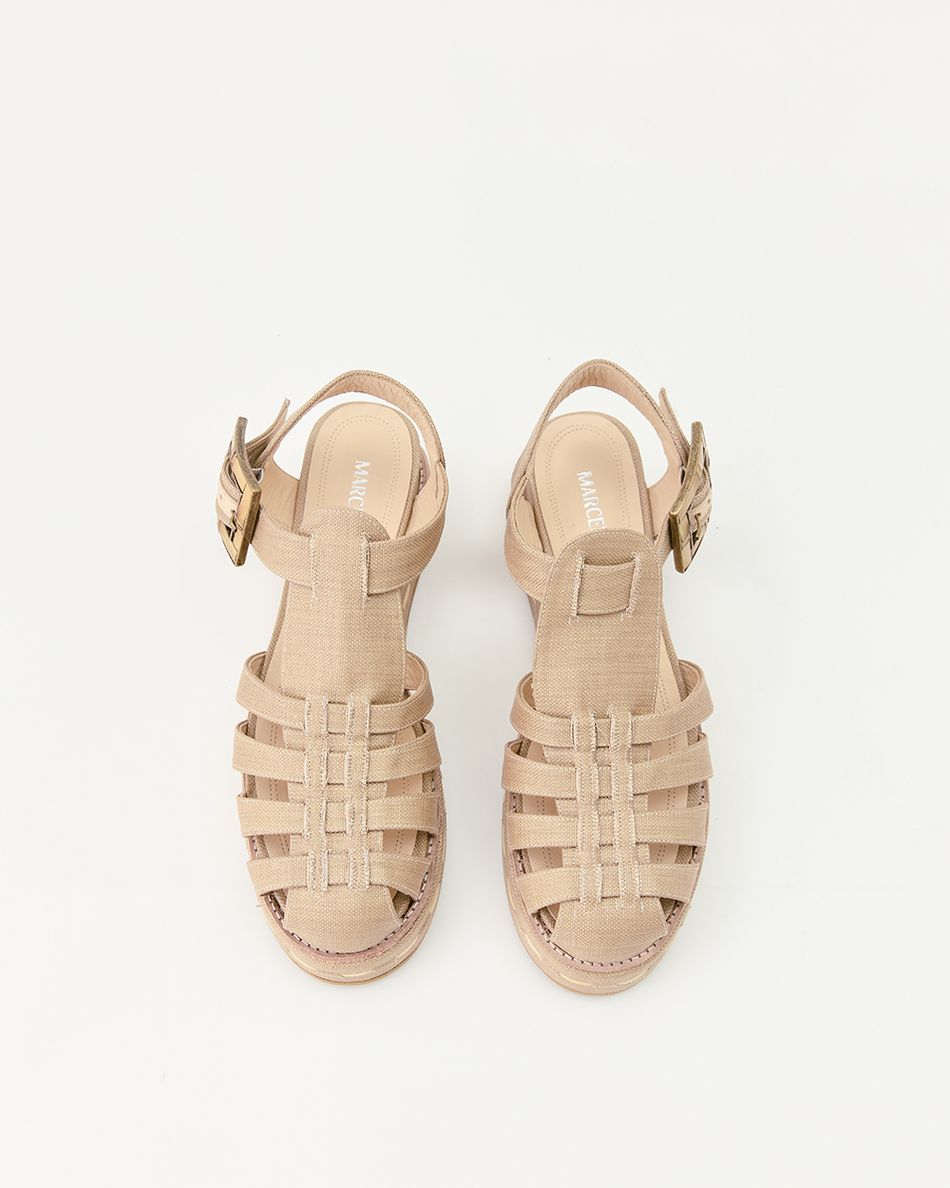 Flatform Melissa Bamboo Camelo