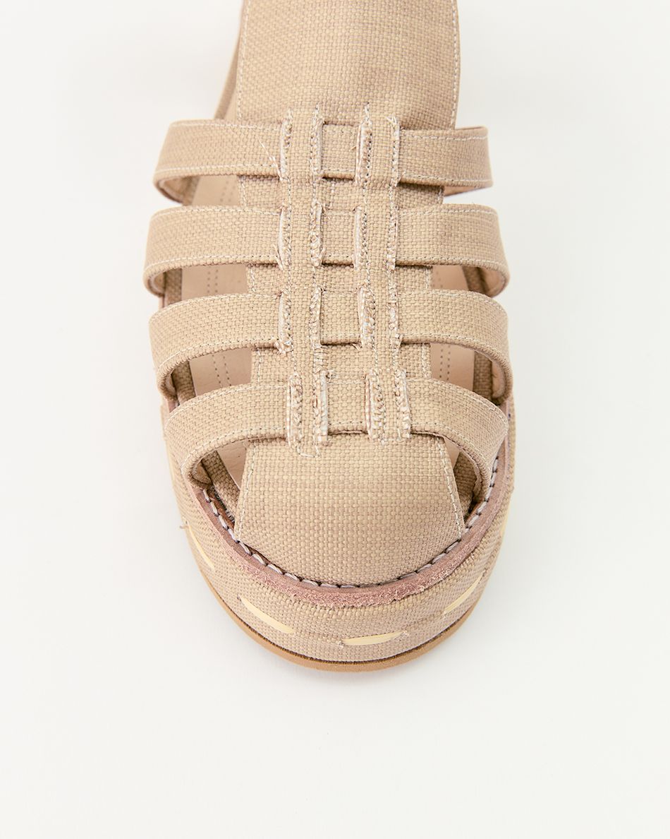 Flatform Melissa Bamboo Camelo