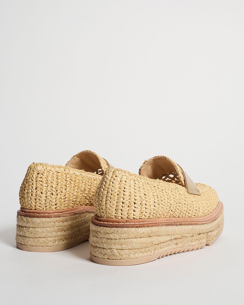 Mocassim Kylie Crochê Bege