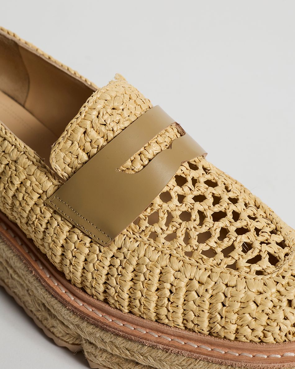 Mocassim Kylie Crochê Bege
