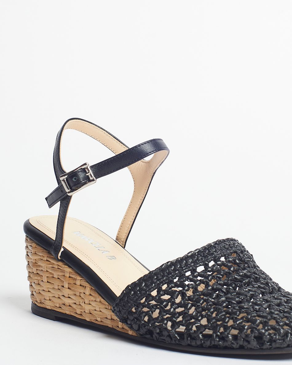 Babuche Livia Crochê Preto