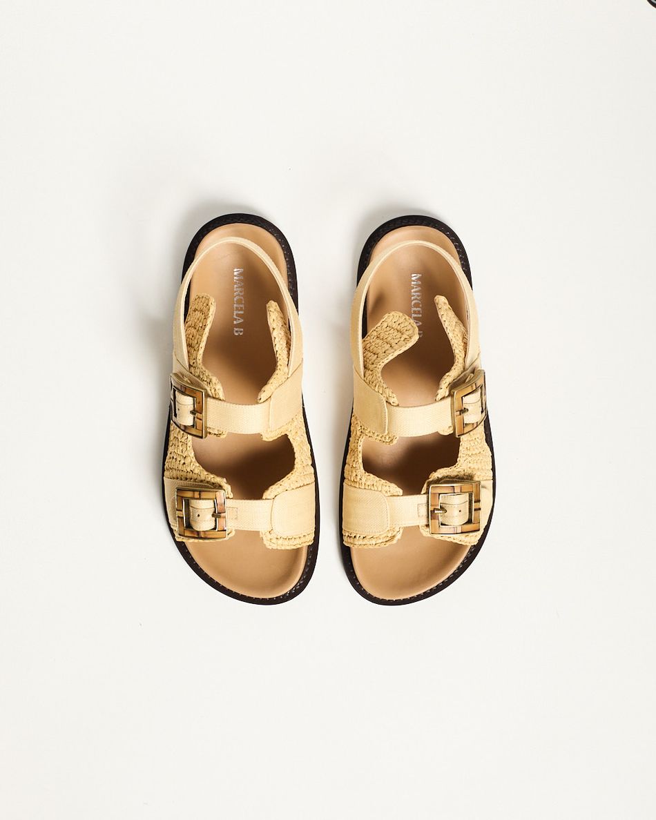Birken Ana Crochê Bege