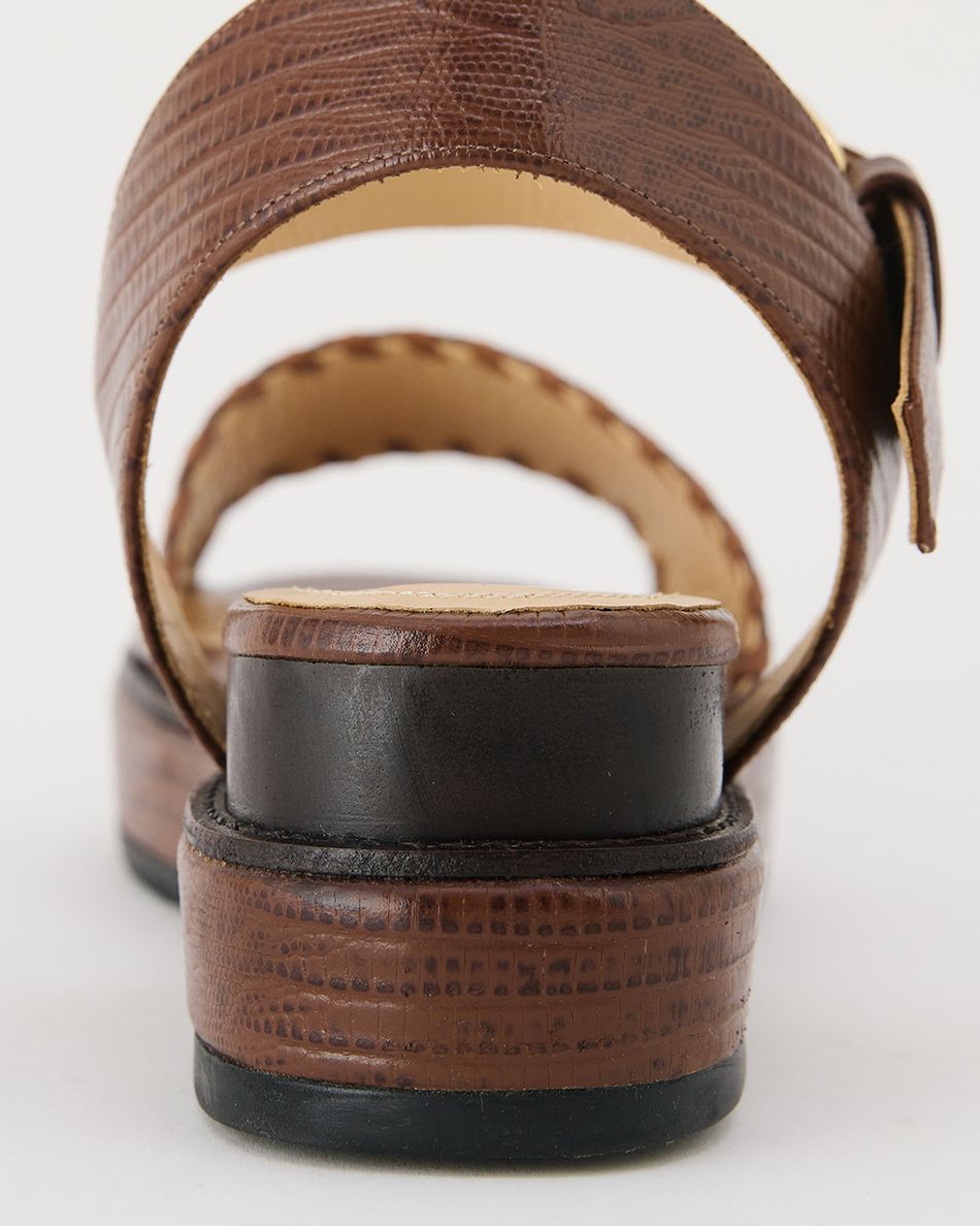 Flatform Gaia Lezard Havana