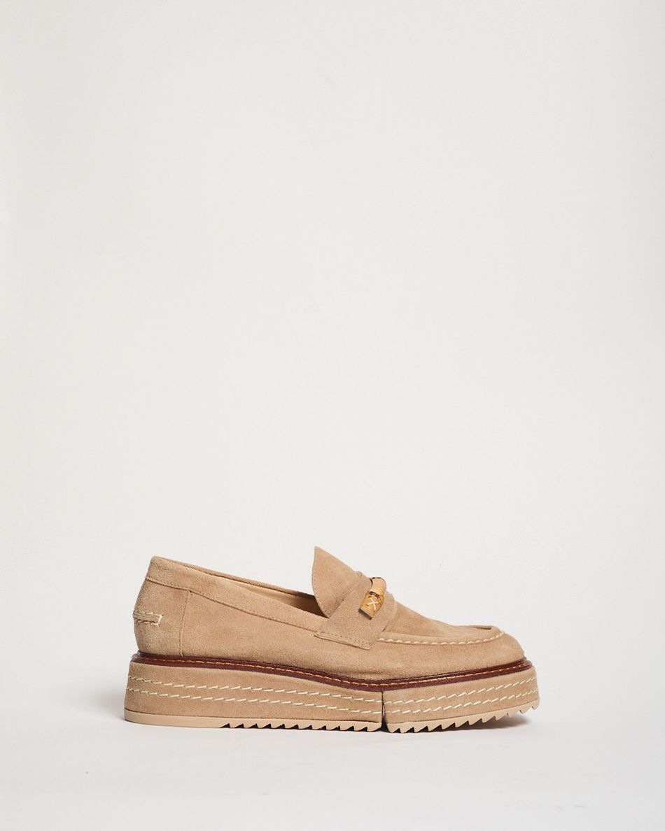 Mocassim Teca Areia