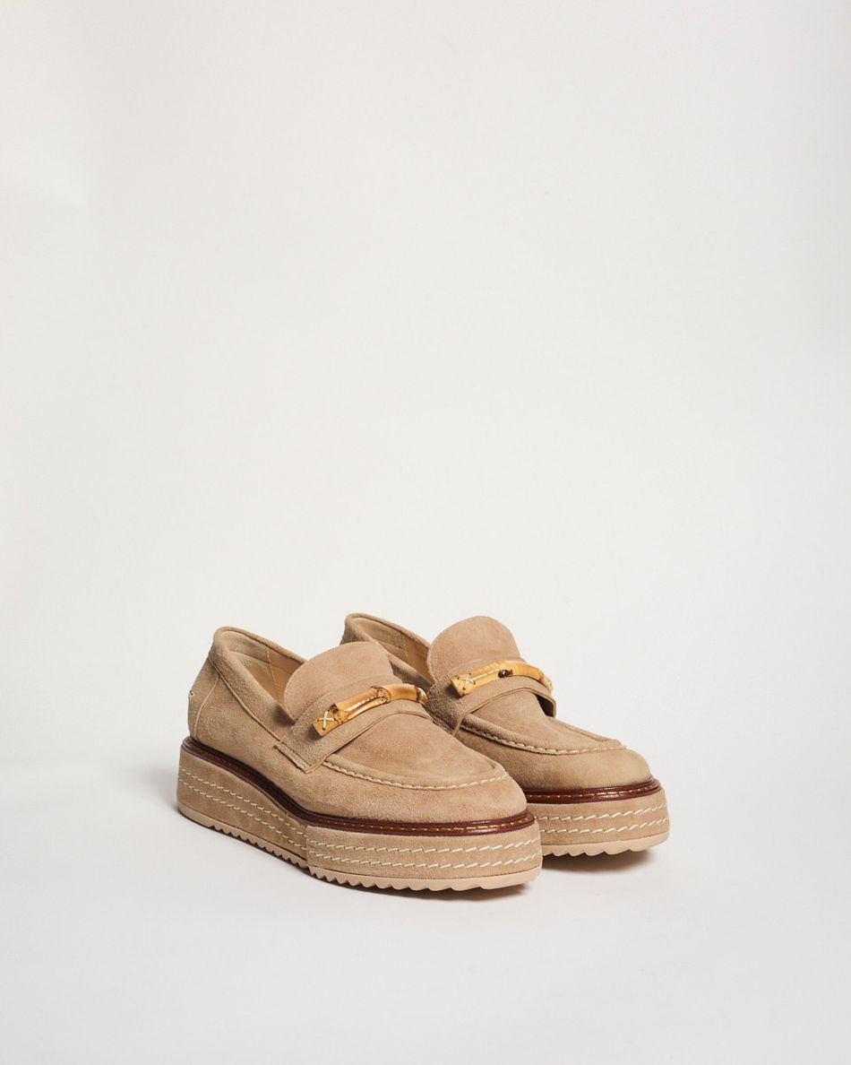 Mocassim Teca Areia