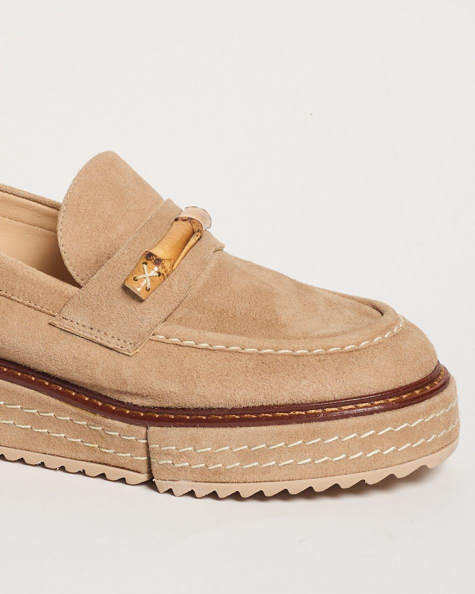 Mocassim Teca Areia