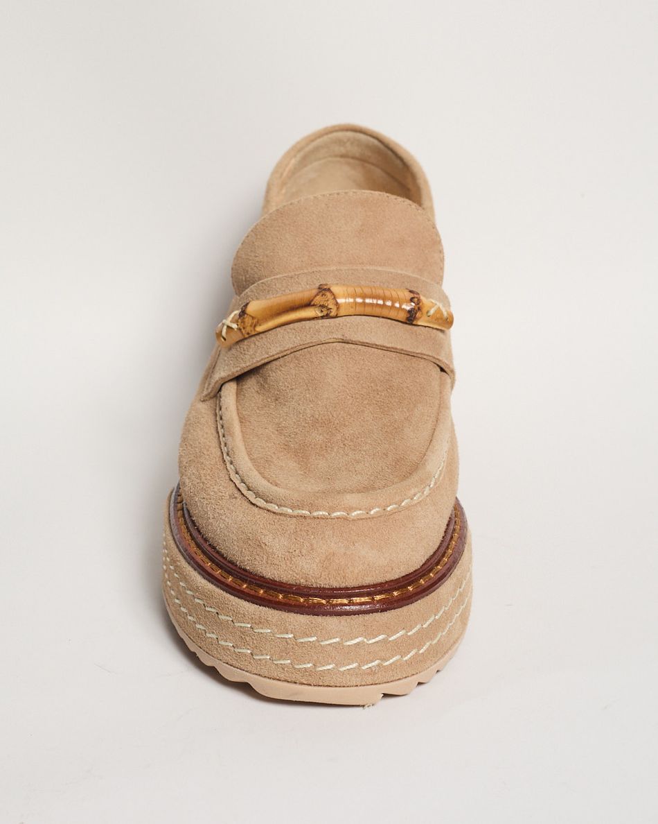 Mocassim Teca Areia