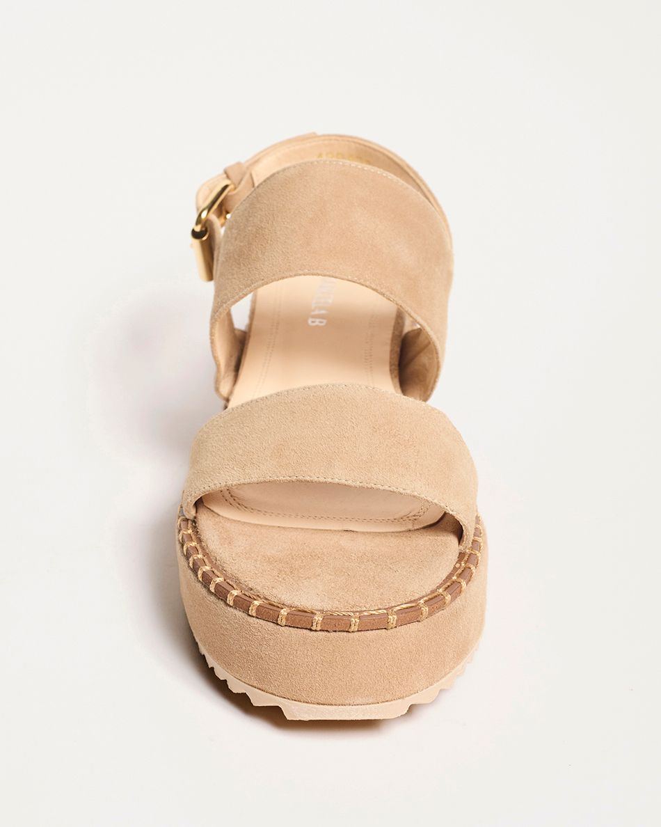 Flatform Julia Camurça Areia