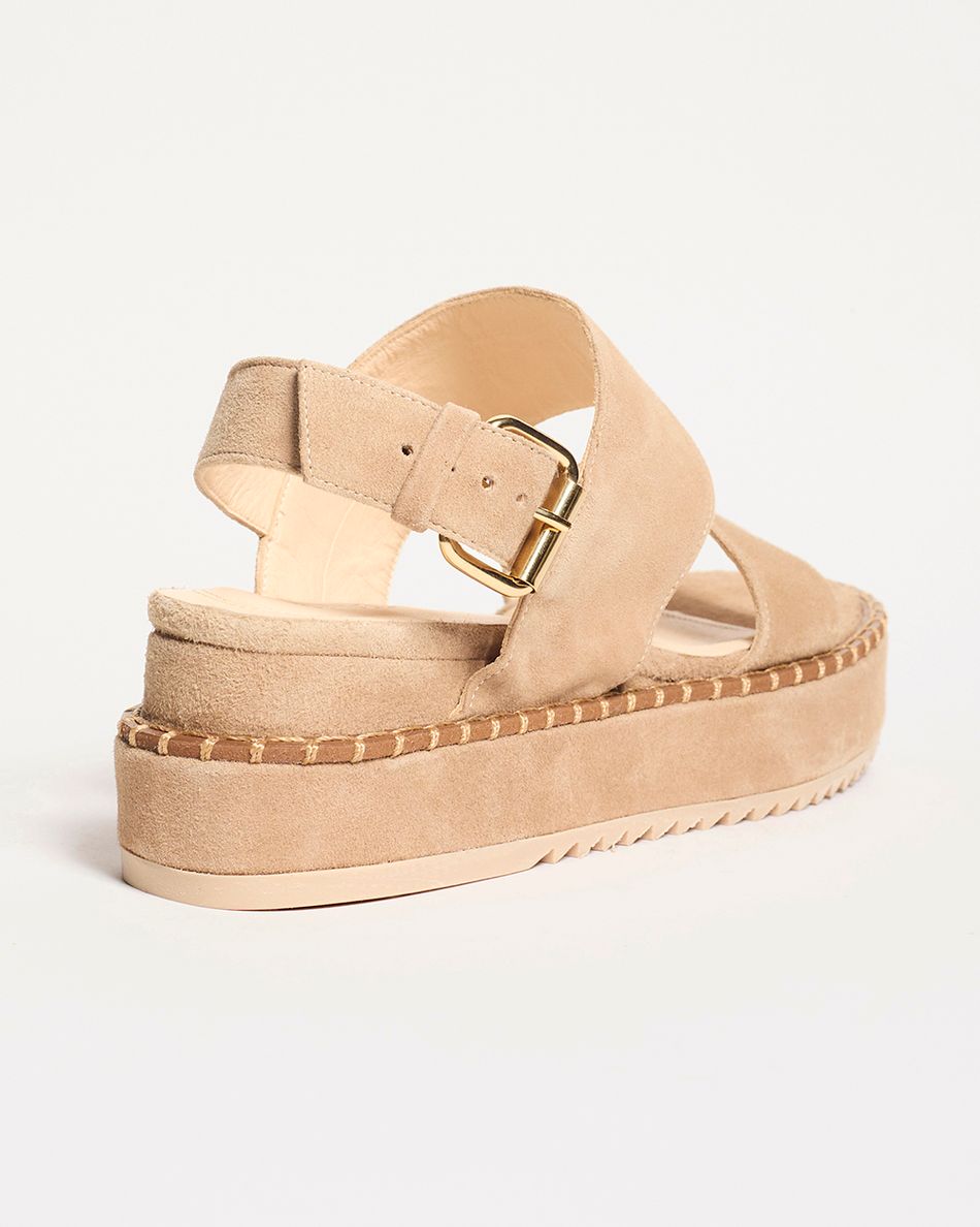 Flatform Julia Camurça Areia