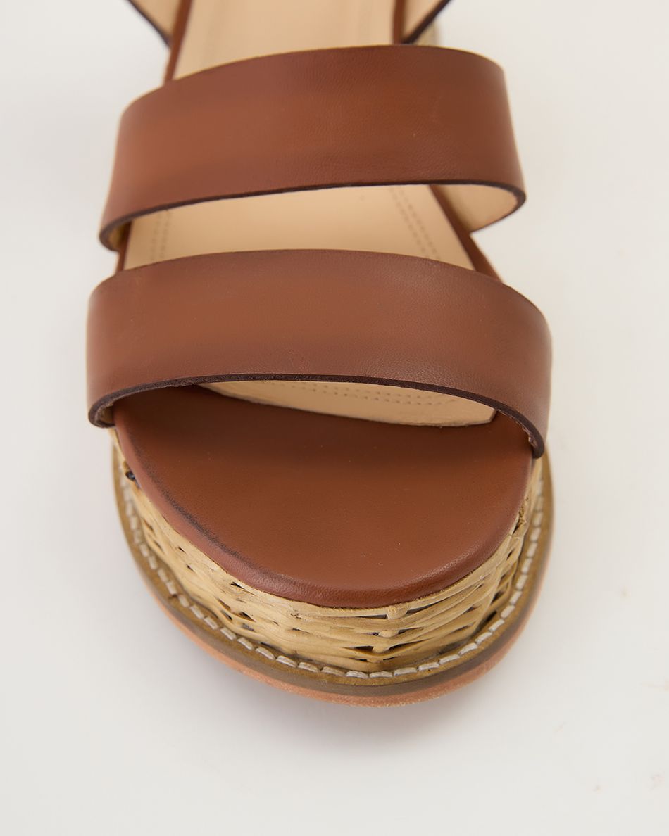 Flatform Kitty Cognac