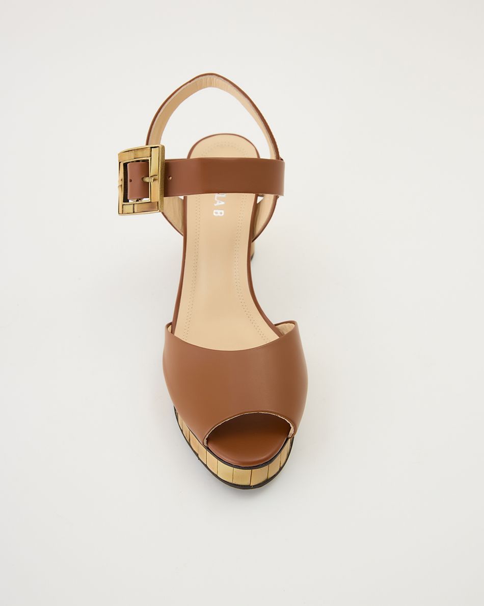 Sandália Beth Cognac