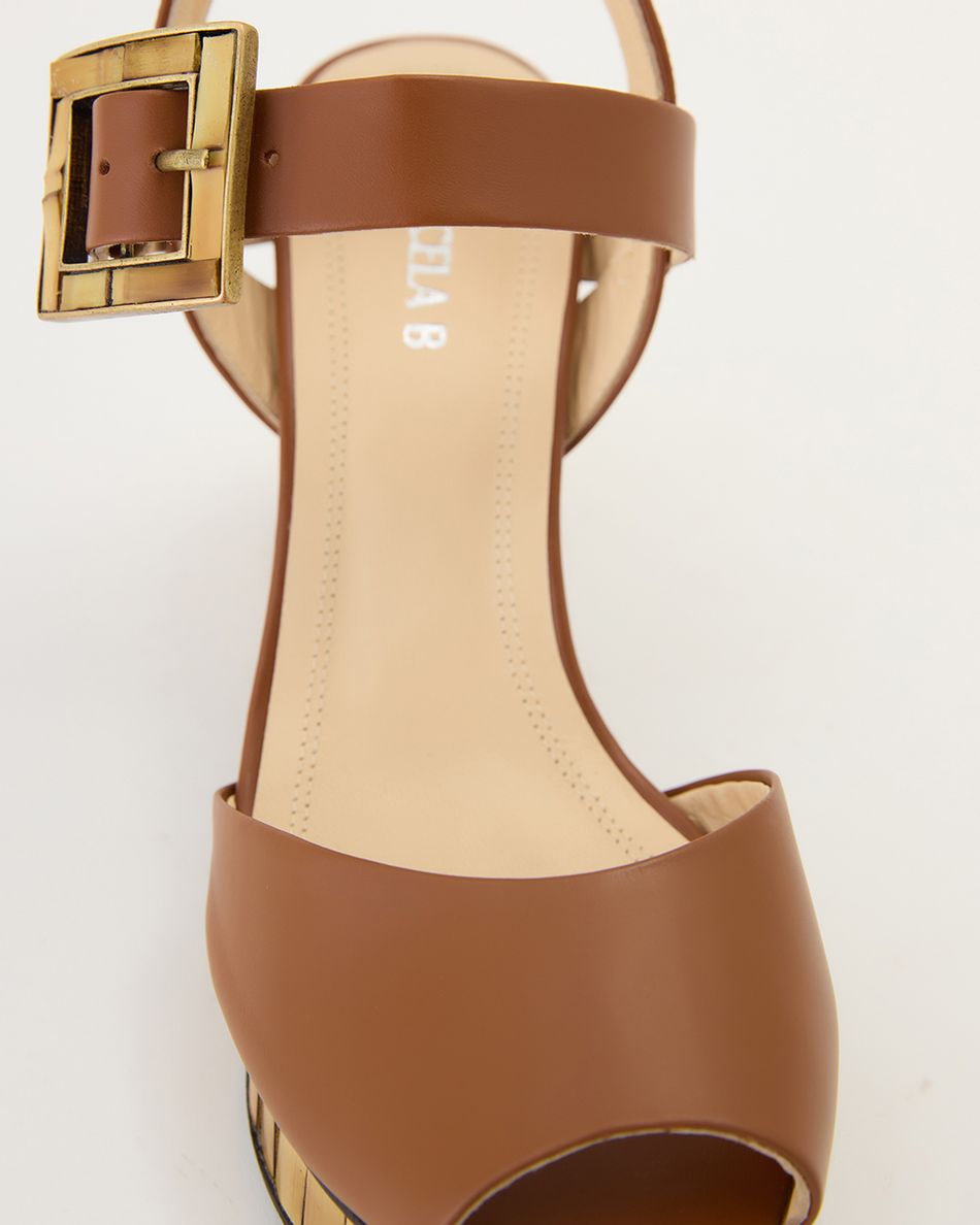 Sandália Beth Cognac