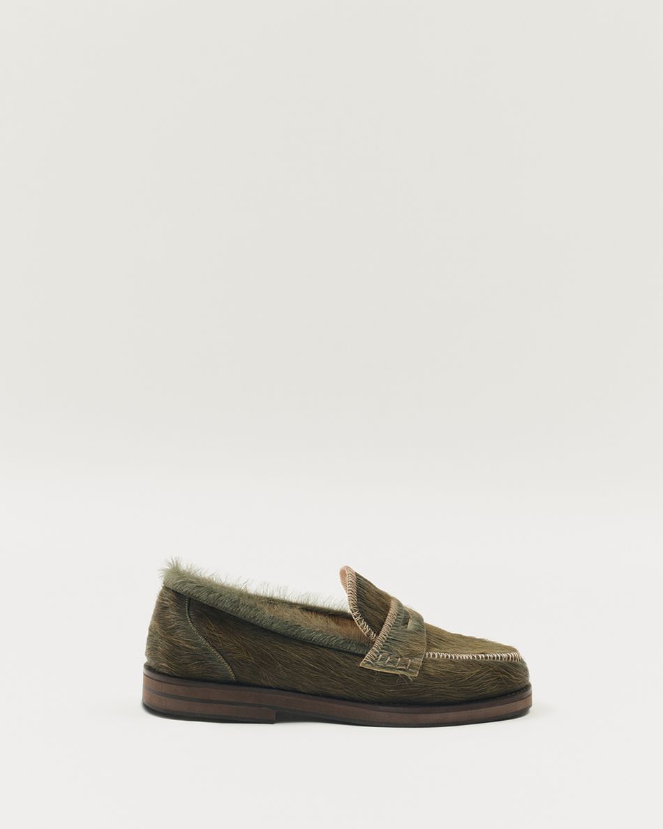 Mocassim Mica Verde Militar