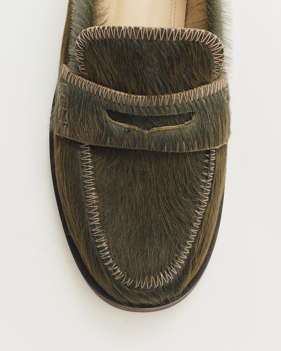 Mocassim Mica Verde Militar