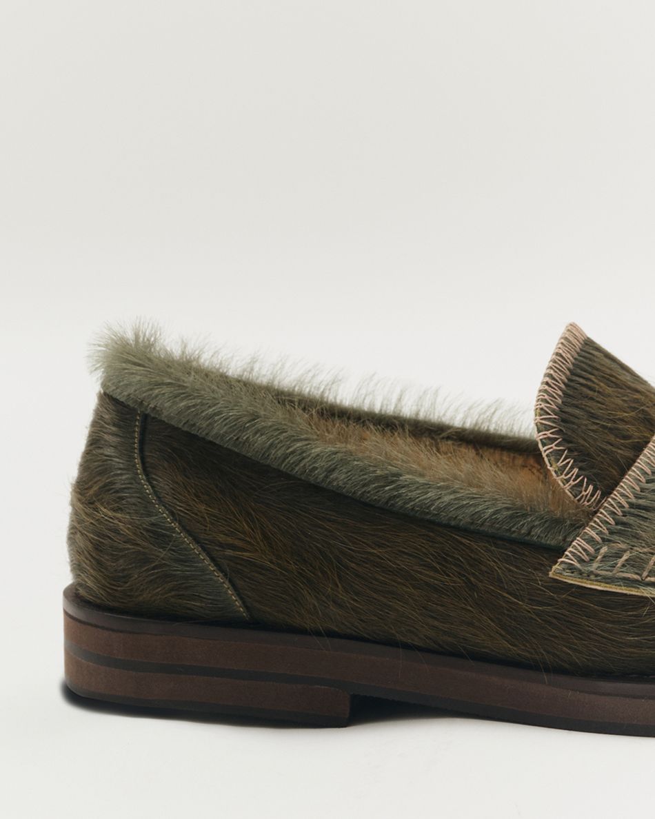Mocassim Mica Verde Militar