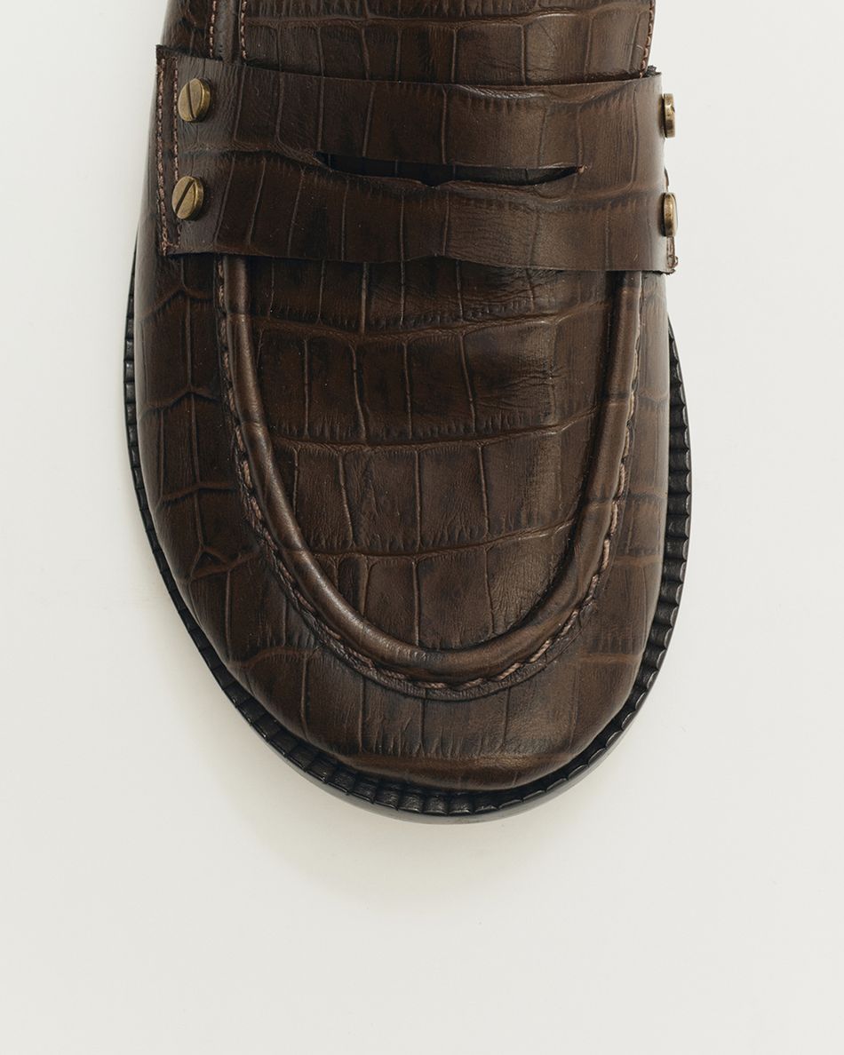Mocassim Sofi Croco Café