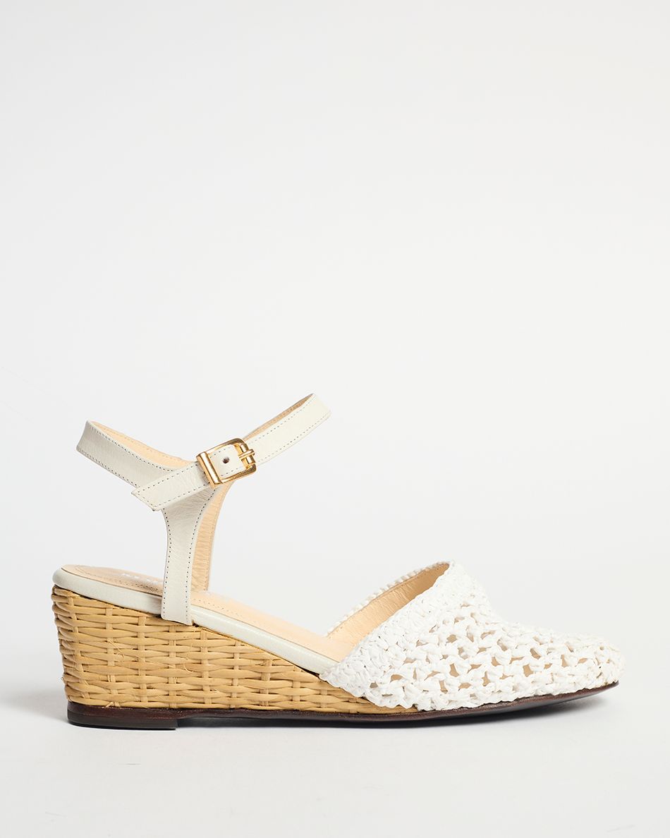 Babuche Livia Crochê Off White