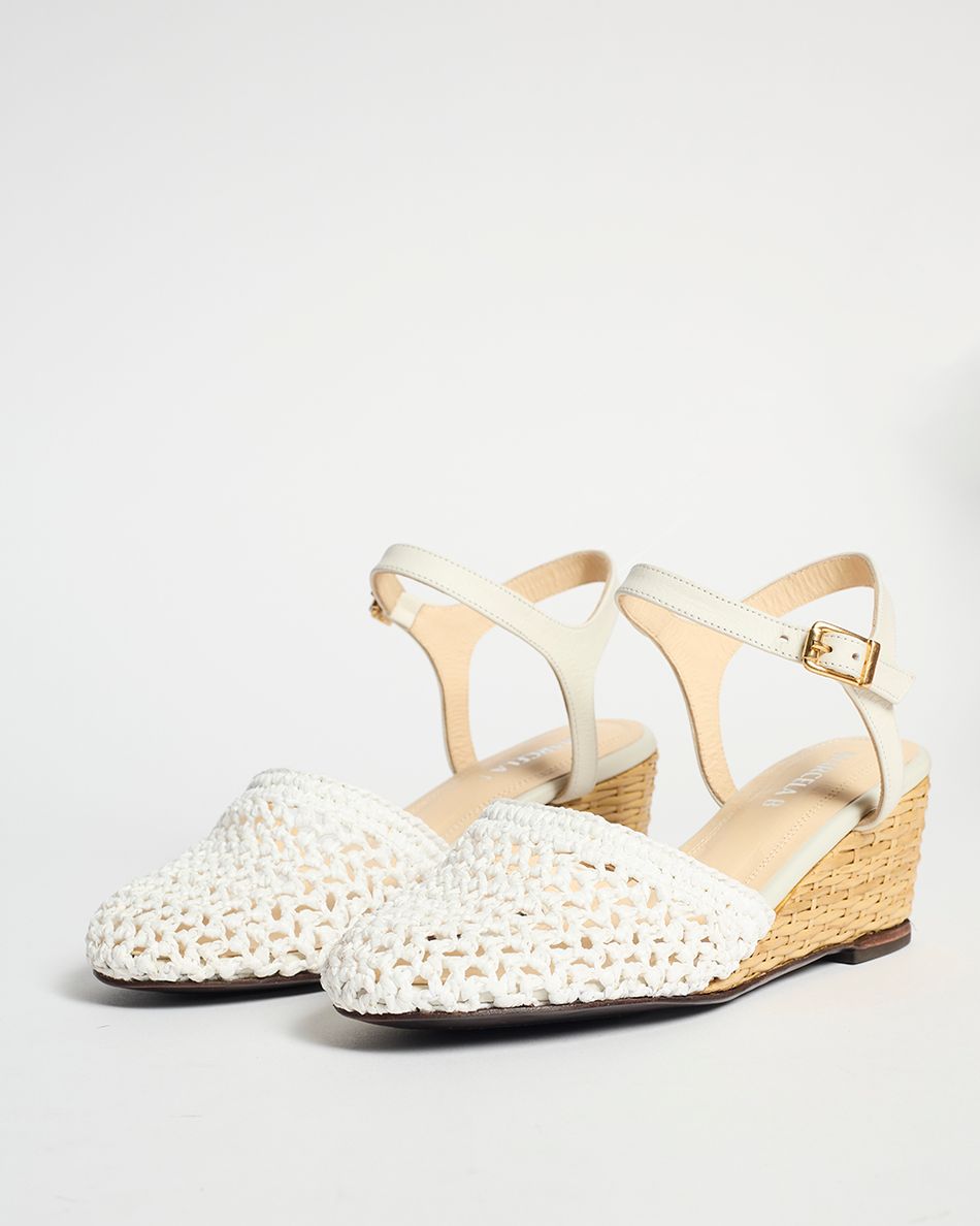 Babuche Livia Crochê Off White