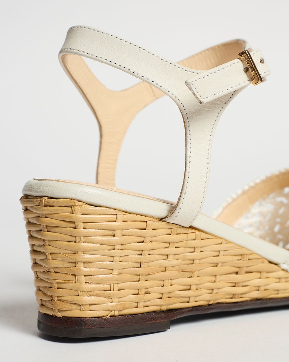 Babuche Livia Crochê Off White