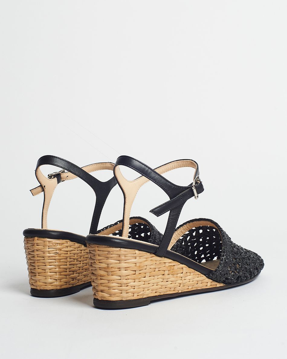 Babuche Livia Crochê Preto