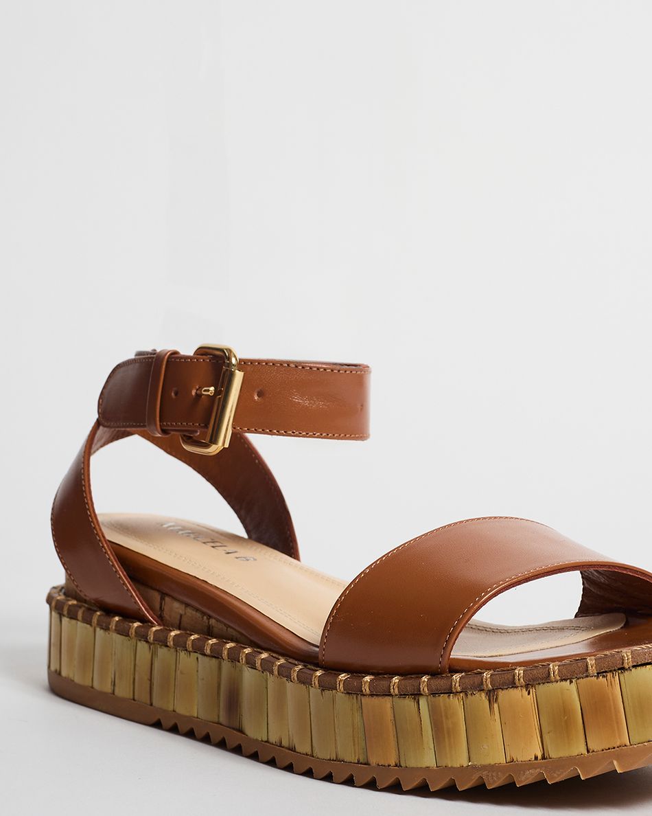 Flatform Bianca Bamboo Cognac