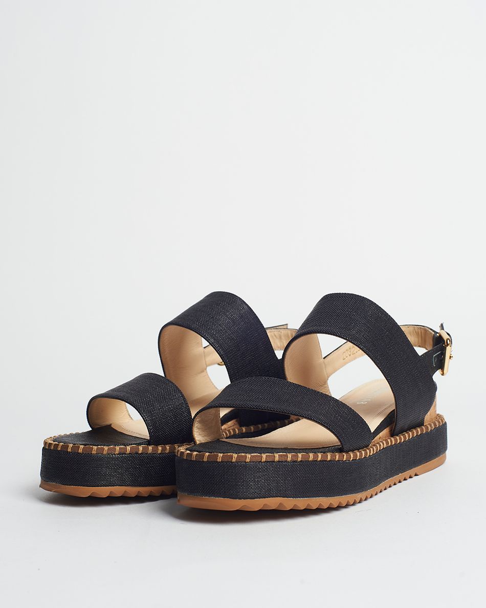 Flatform Julia Palha Preta