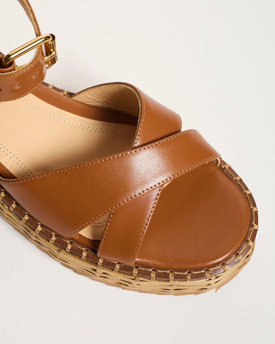 Flatform Mabi Cognac 