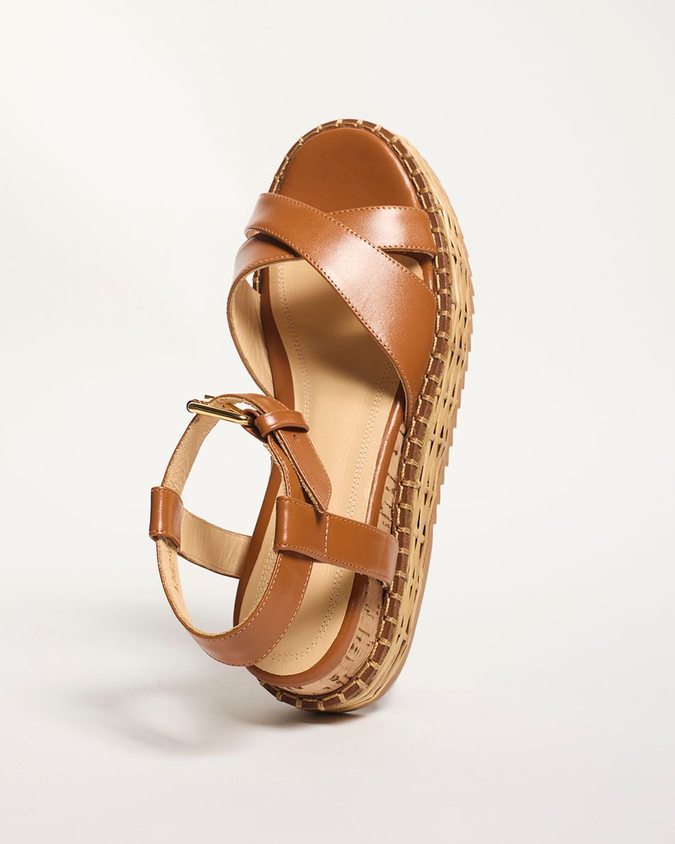 Flatform Mabi Cognac 