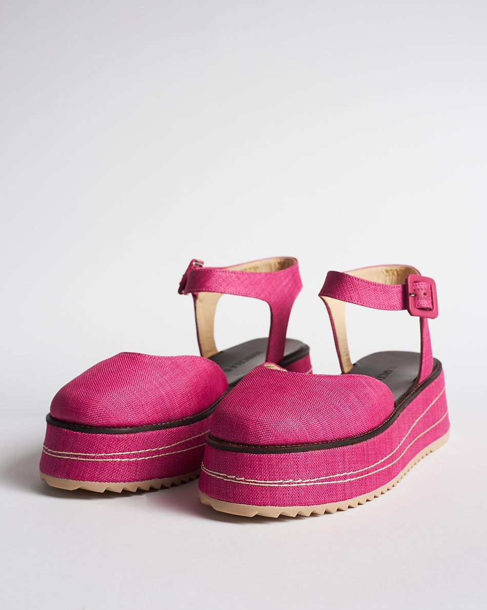 Flatform Mary Jane Magenta