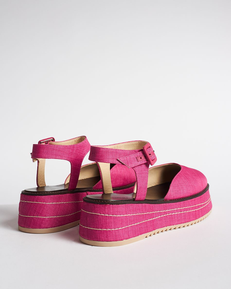 Flatform Mary Jane Magenta