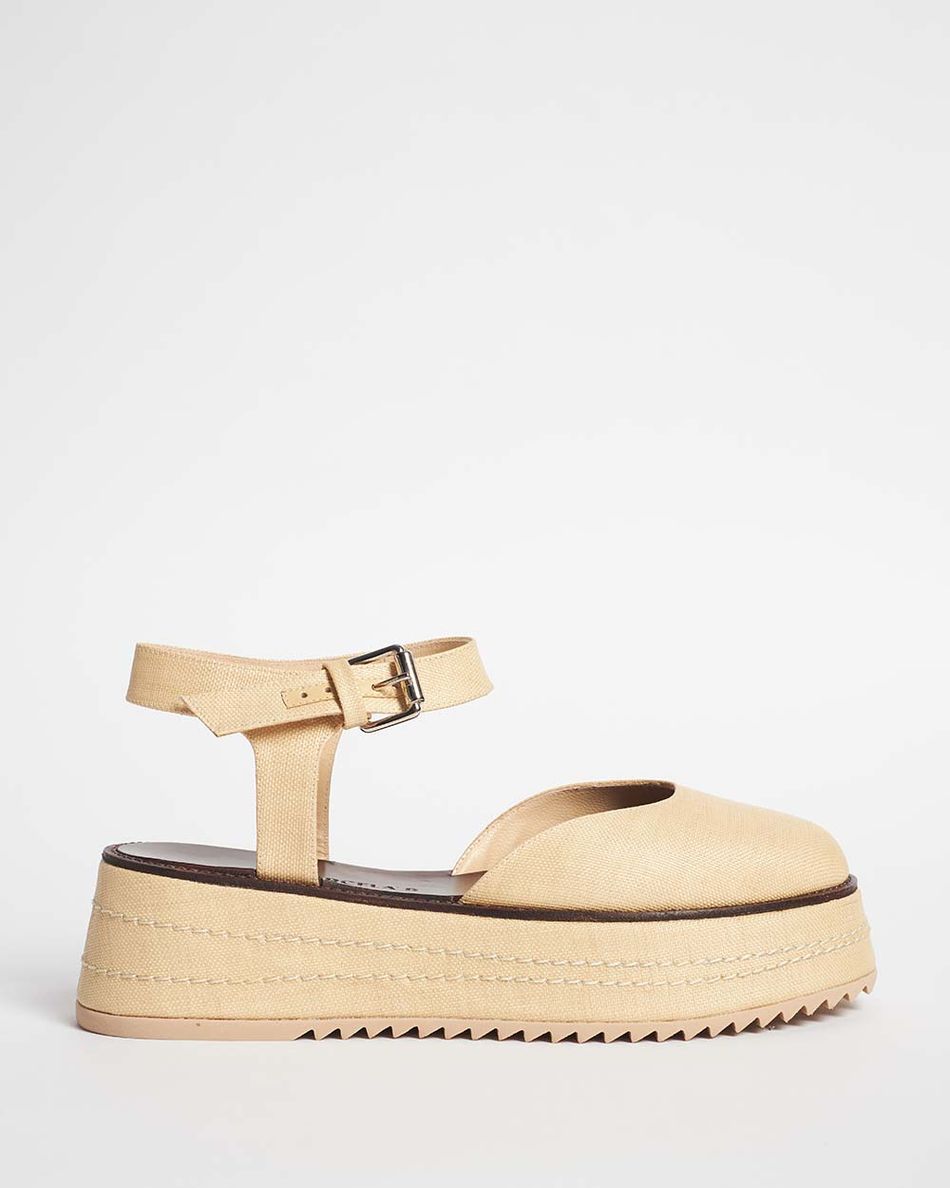 Flatform Mary Jane New Palha