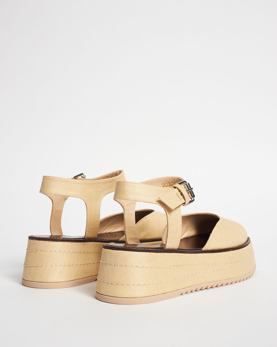 Flatform Mary Jane New Palha