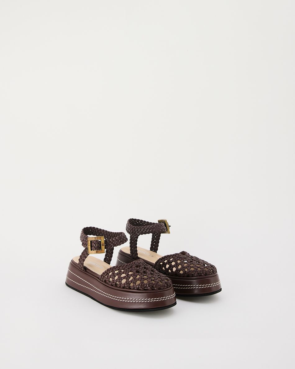 Flatform Mary Jane Tresse Café