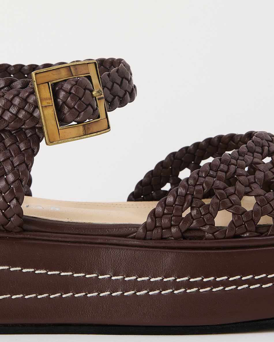 Flatform Mary Jane Tresse Café