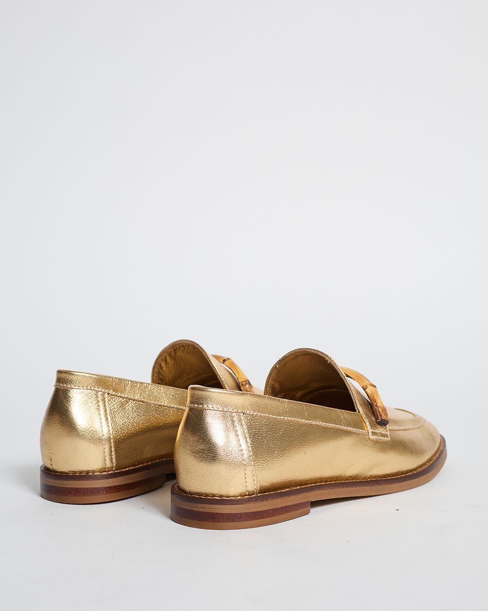 Mocassim Olivia Ouro