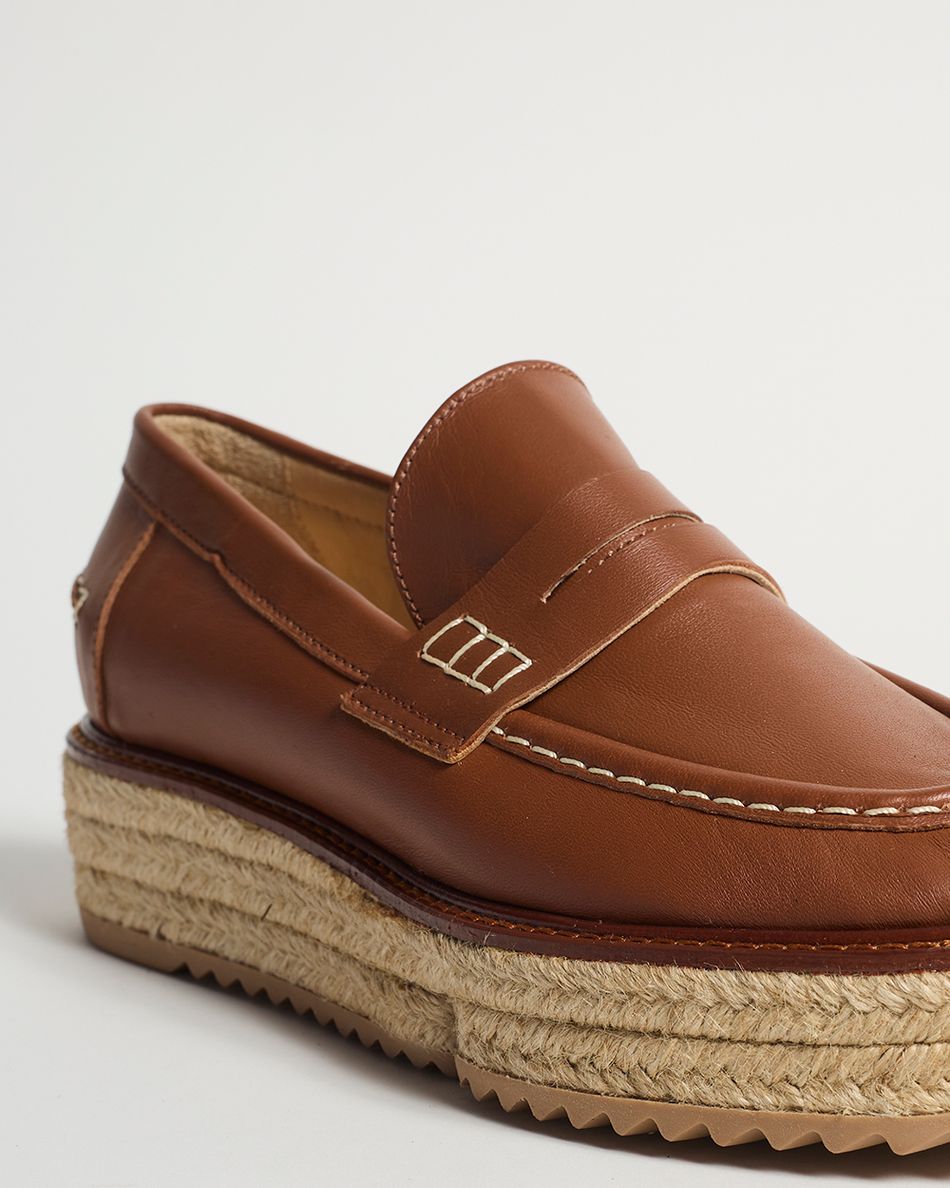 Mocassim Teca Cognac