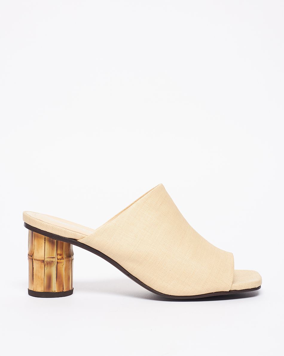 Mule Bebel Palha Bege